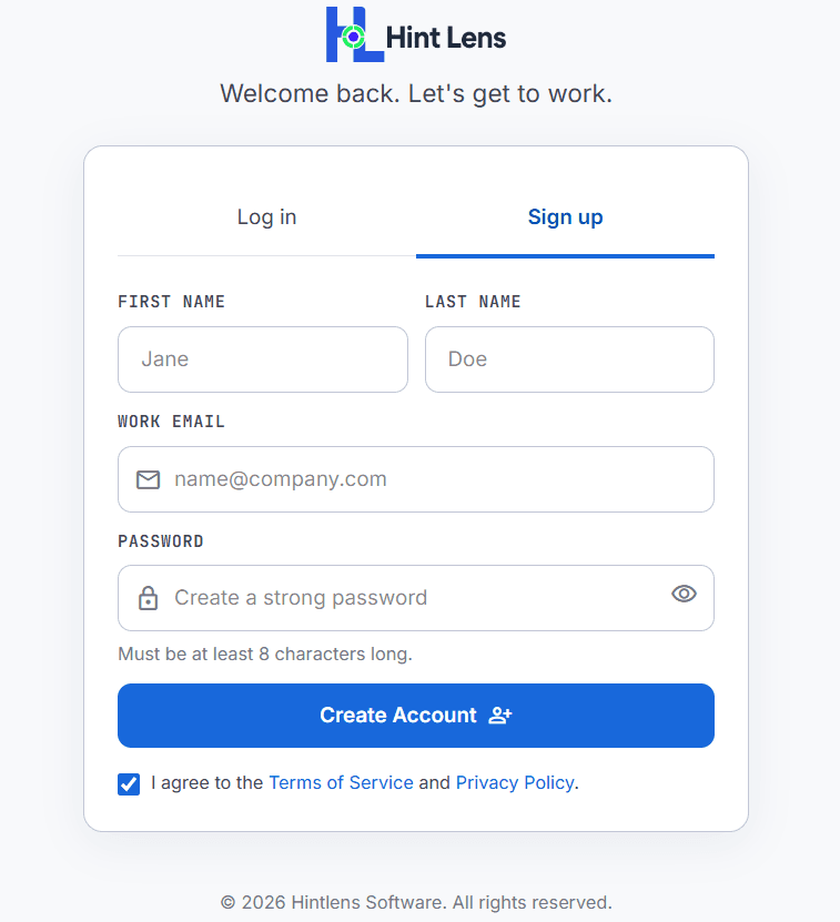 Login/Signup